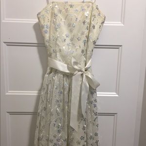 Chica’s Sequin Dress, Cream, XS